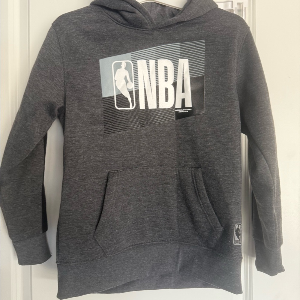 NBA Charcoal Hoodie with Logo